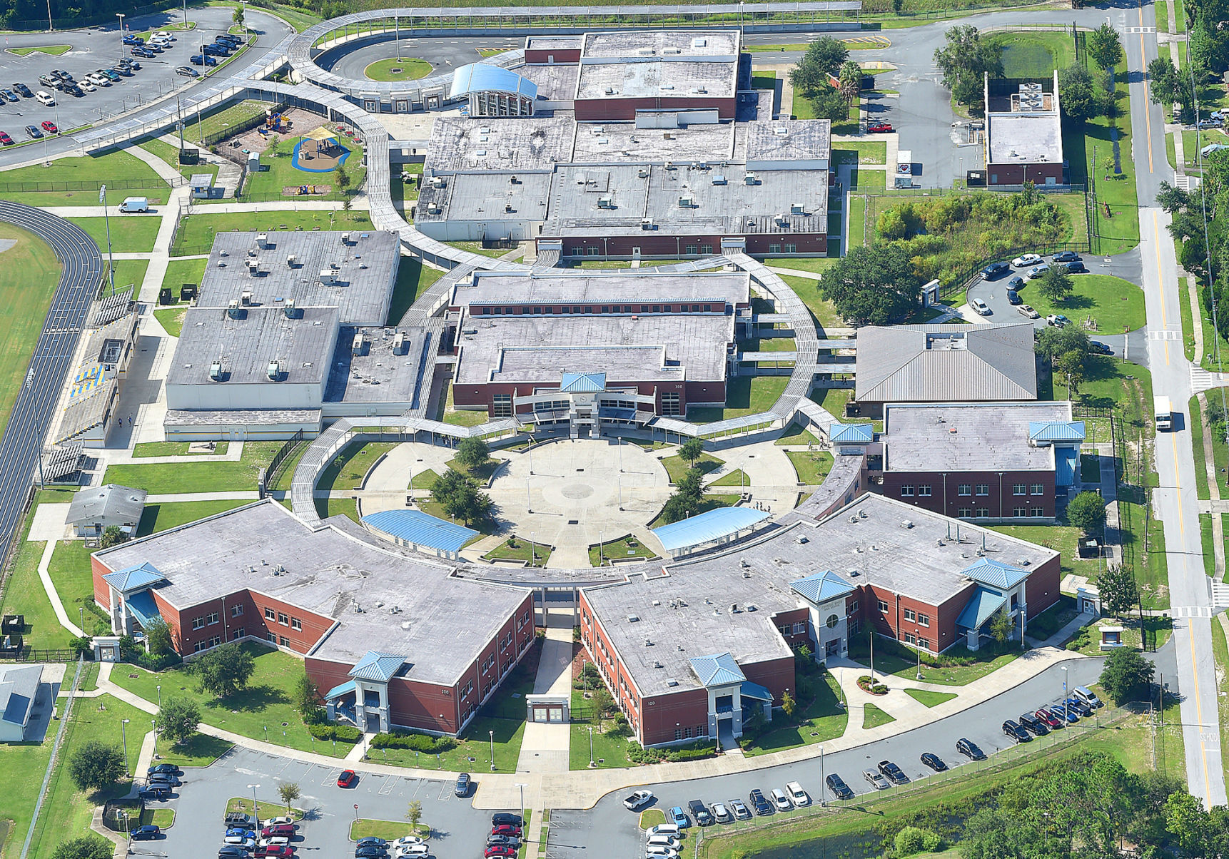 Crystal River High School aerial